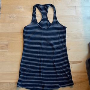 Lululemon striped Nulu cool tank